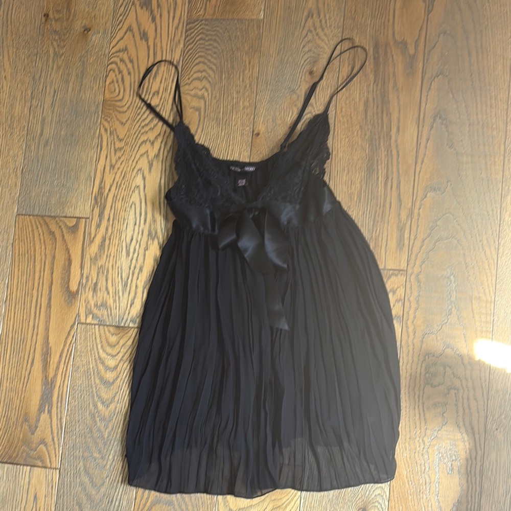 Black lingerie dress blouse